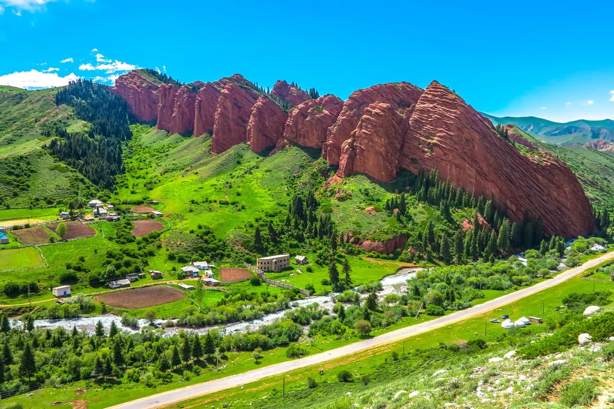 Ущелье ДЖЕТИ-ОГУЗ (Долина семи быков) + Горячий источник 1